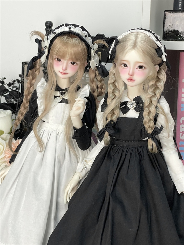 【カカ星球】【ID75,1/3,1/4】ドール服 メイド服セット