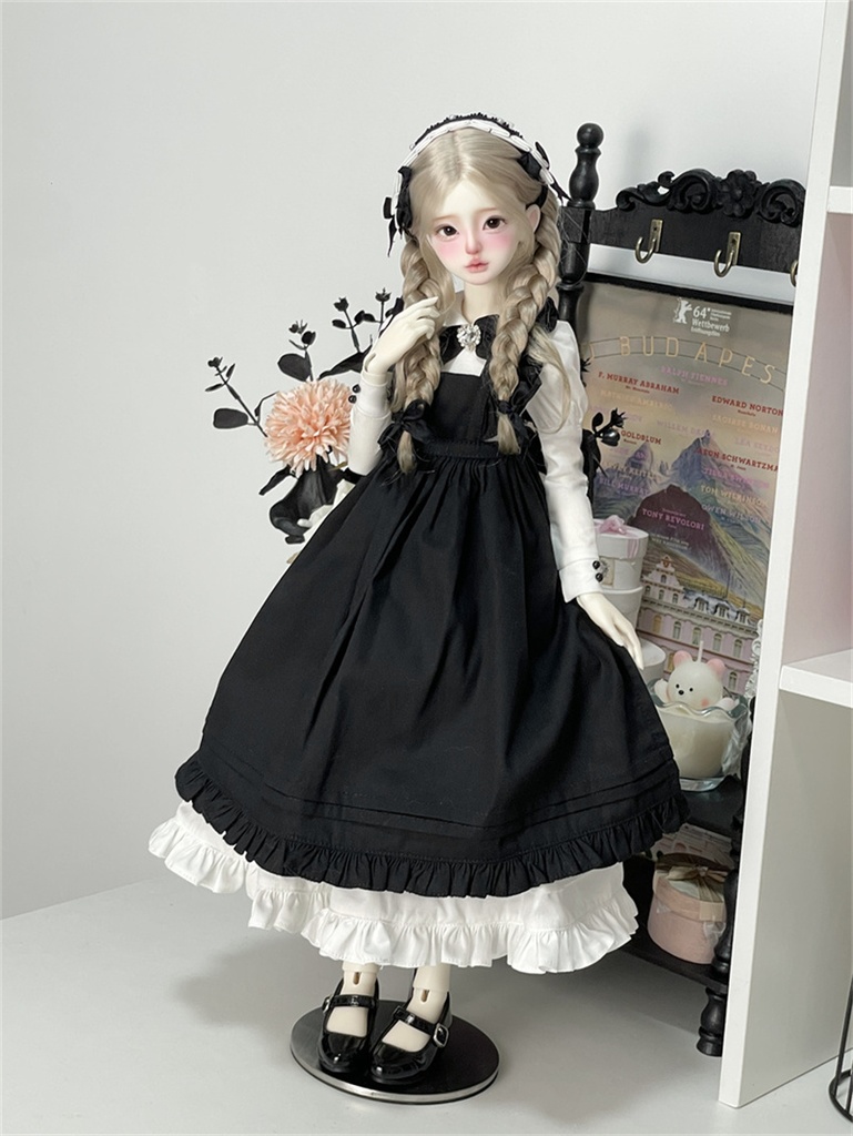 【カカ星球】【ID75,1/3,1/4】ドール服 メイド服セット