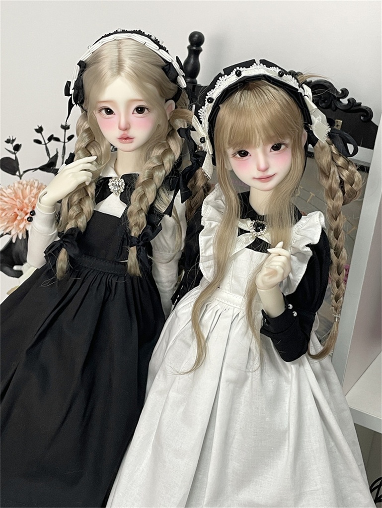 【カカ星球】【ID75,1/3,1/4】ドール服 メイド服セット