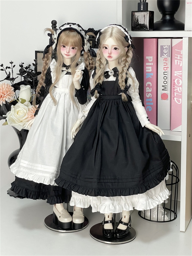 【カカ星球】【ID75,1/3,1/4】ドール服 メイド服セット
