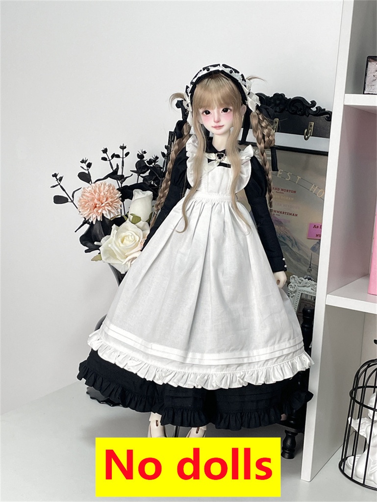 【カカ星球】【ID75,1/3,1/4】ドール服 メイド服セット