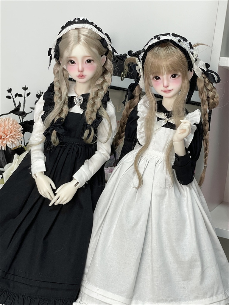 【カカ星球】【ID75,1/3,1/4】ドール服 メイド服セット
