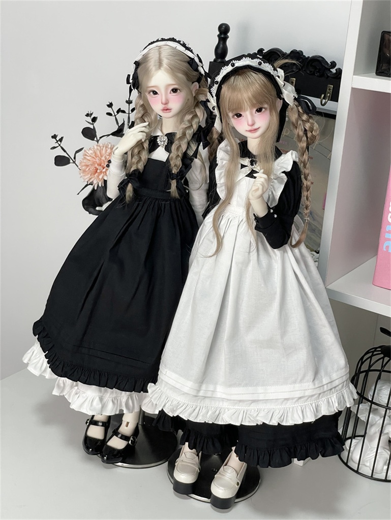【カカ星球】【ID75,1/3,1/4】ドール服 メイド服セット