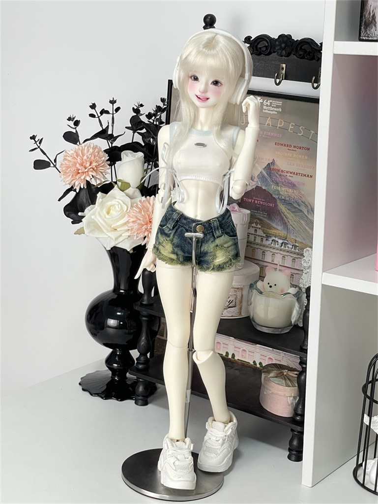 【カカ星球】【1/4,1/3】ドール服 デニムショートパンツ
