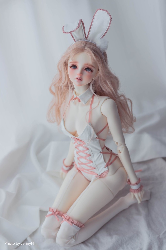 【カカ星球】【1/3,1/4】ドール服 リボンバニーガール