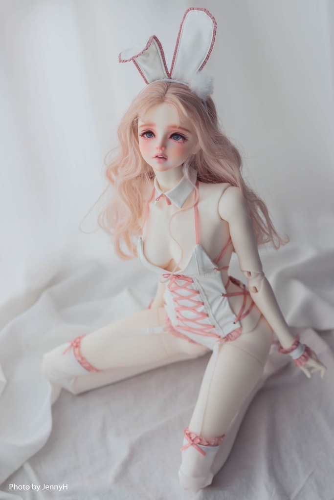 【カカ星球】【1/3,1/4】ドール服 リボンバニーガール