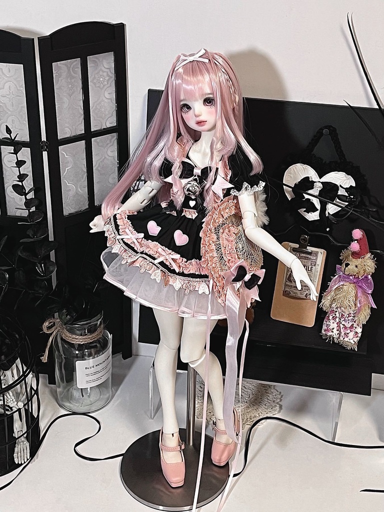 【カカ星球】【1/4】ドール服 スウィート・キティ ロリータ