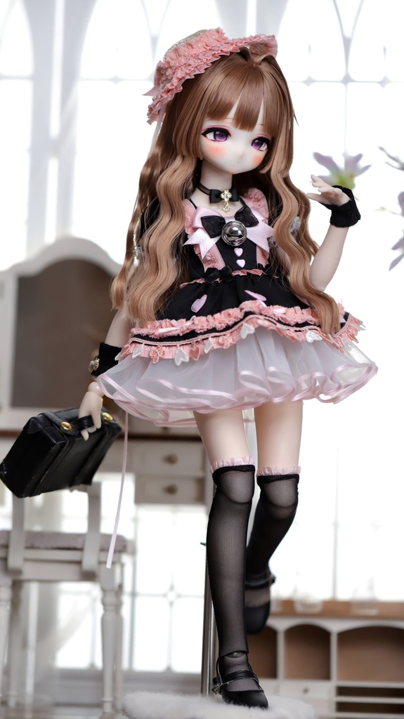 【カカ星球】【1/4】ドール服 スウィート・キティ ロリータ