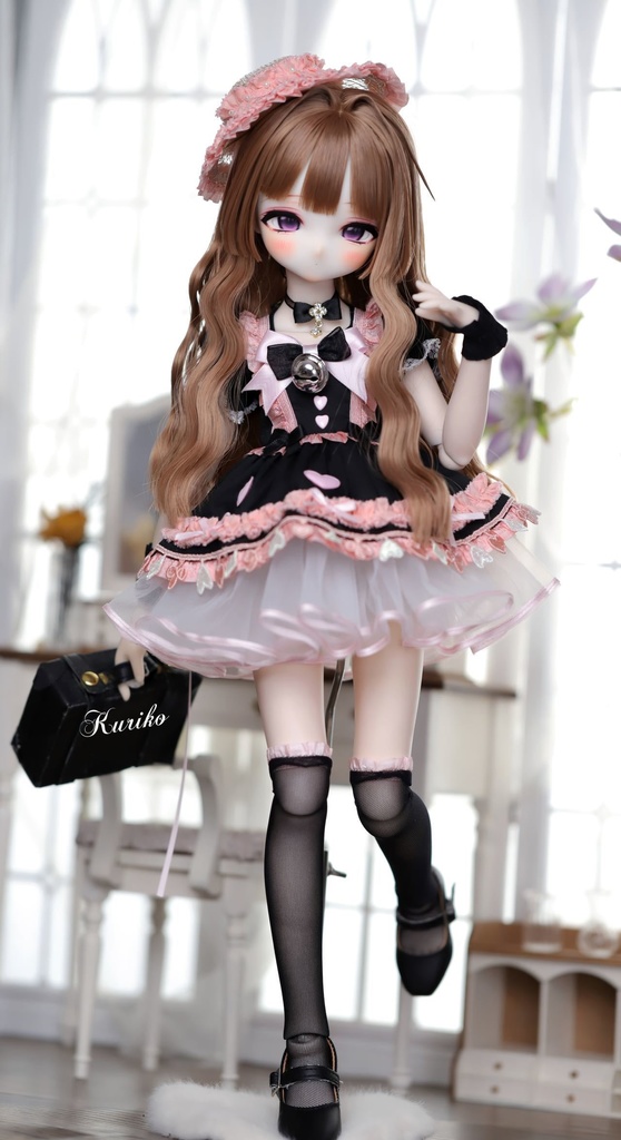 【カカ星球】【1/4】ドール服 スウィート・キティ ロリータ