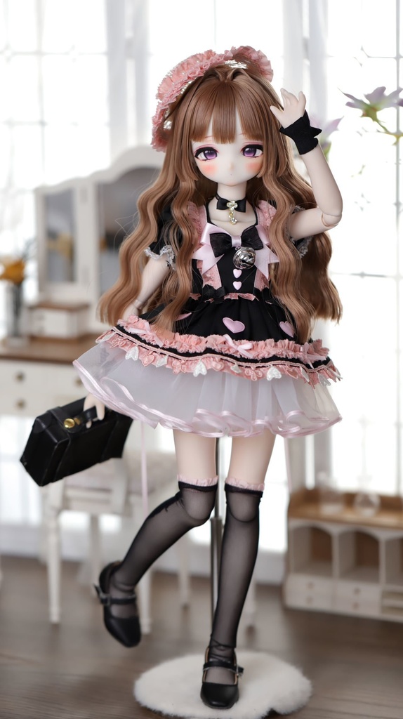 【カカ星球】【1/4】ドール服 スウィート・キティ ロリータ