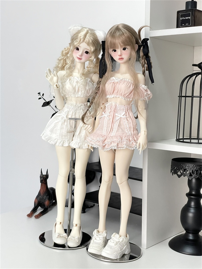 【カカ星球】【1/3, 1/4】ドール服 パステルカラーセットアップ ルームウェア(取寄せ)