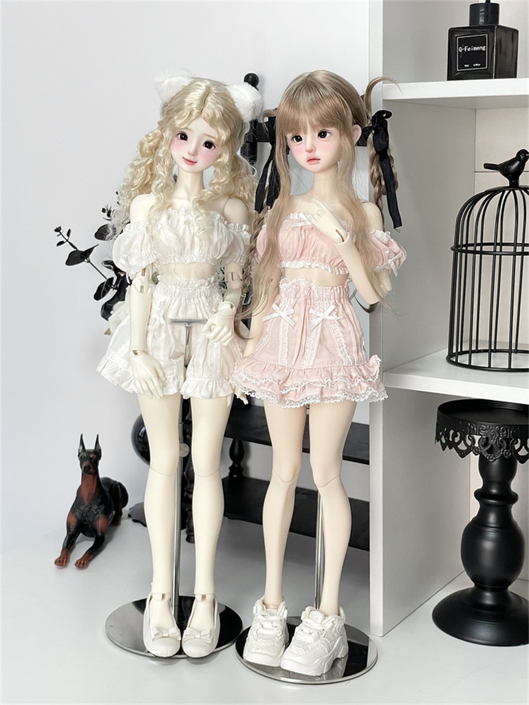 【カカ星球】【1/3, 1/4】ドール服 パステルカラーセットアップ ルームウェア(取寄せ)