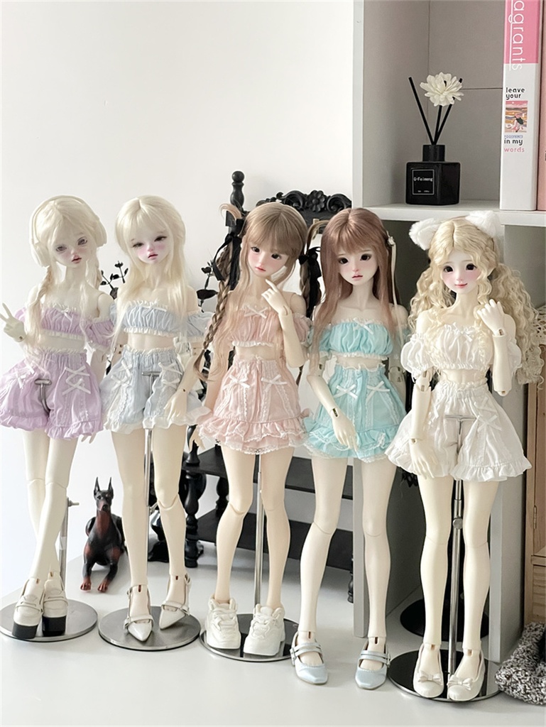 【カカ星球】【1/3, 1/4】ドール服 パステルカラーセットアップ ルームウェア(取寄せ)