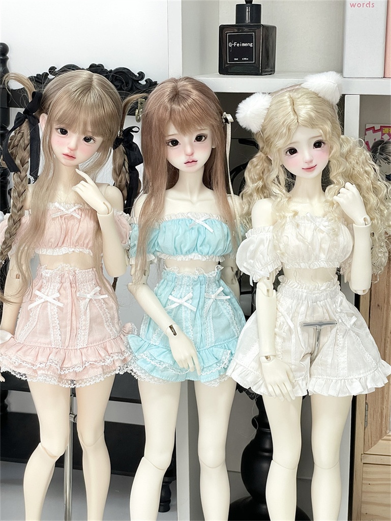 【カカ星球】【1/3, 1/4】ドール服 パステルカラーセットアップ ルームウェア(取寄せ)