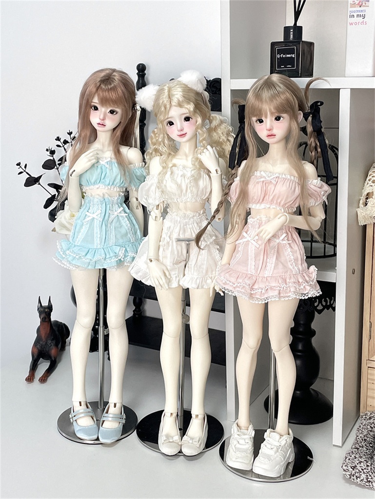 【カカ星球】【1/3, 1/4】ドール服 パステルカラーセットアップ ルームウェア(取寄せ)
