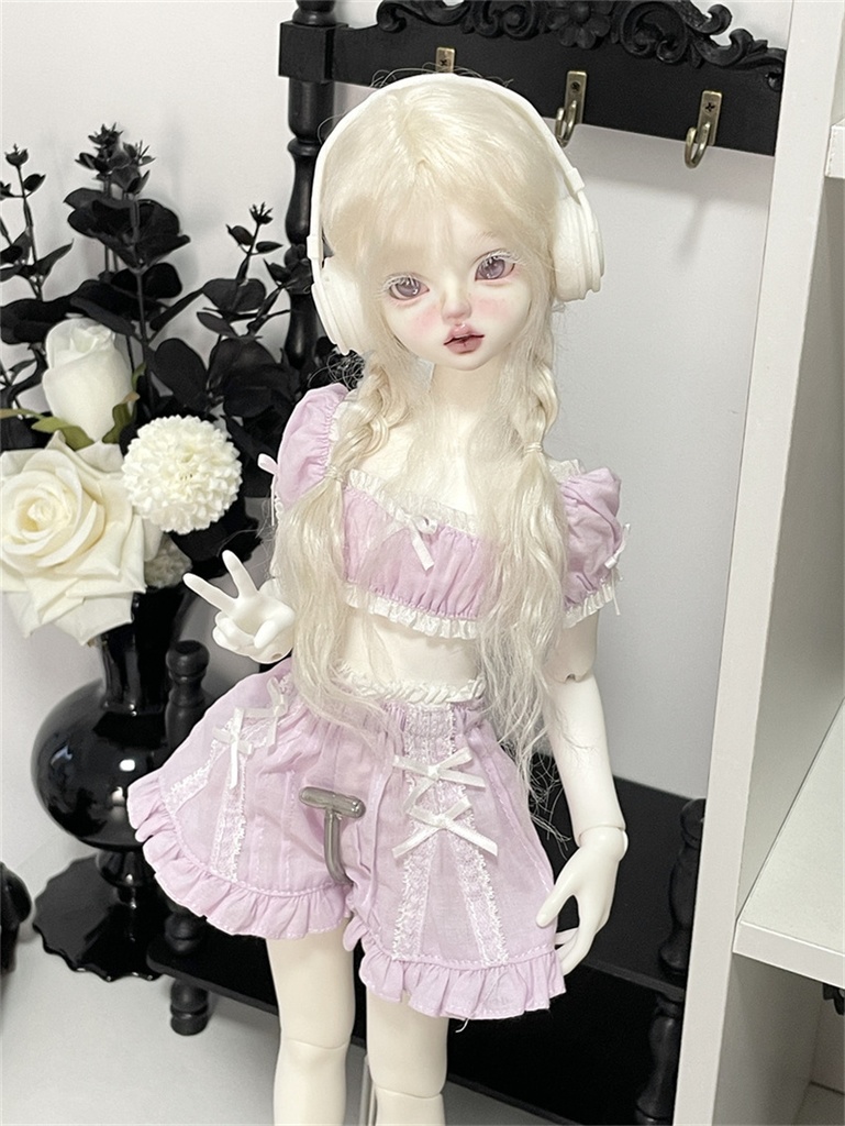 【カカ星球】【1/3, 1/4】ドール服 パステルカラーセットアップ ルームウェア(取寄せ)