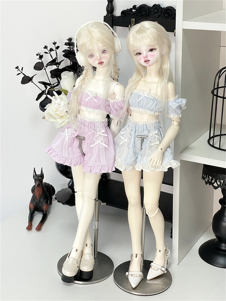 【カカ星球】【1/3, 1/4】ドール服 パステルカラーセットアップ ルームウェア(取寄せ)