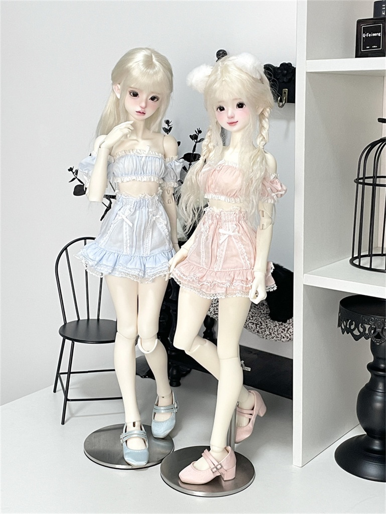 【カカ星球】【1/3, 1/4】ドール服 パステルカラーセットアップ ルームウェア(取寄せ)