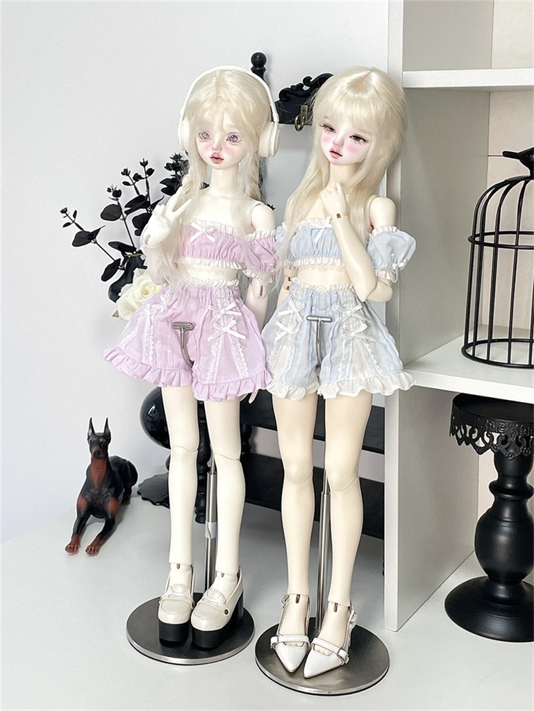【カカ星球】【1/3, 1/4】ドール服 パステルカラーセットアップ ルームウェア(取寄せ)