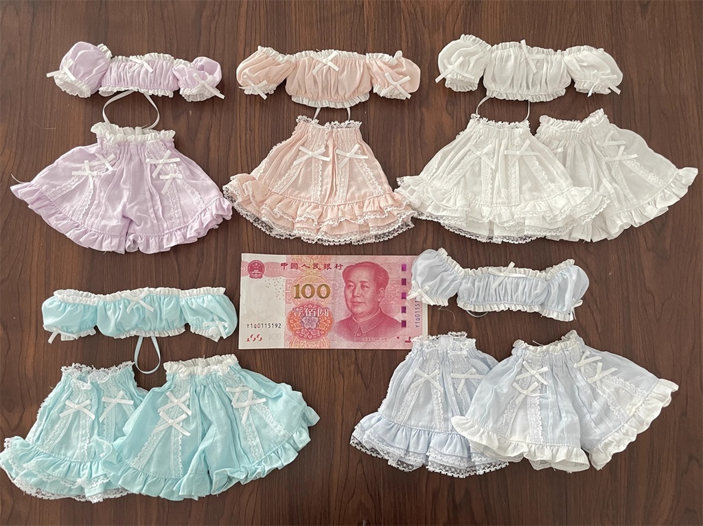 【カカ星球】【1/3, 1/4】ドール服 パステルカラーセットアップ ルームウェア(取寄せ)