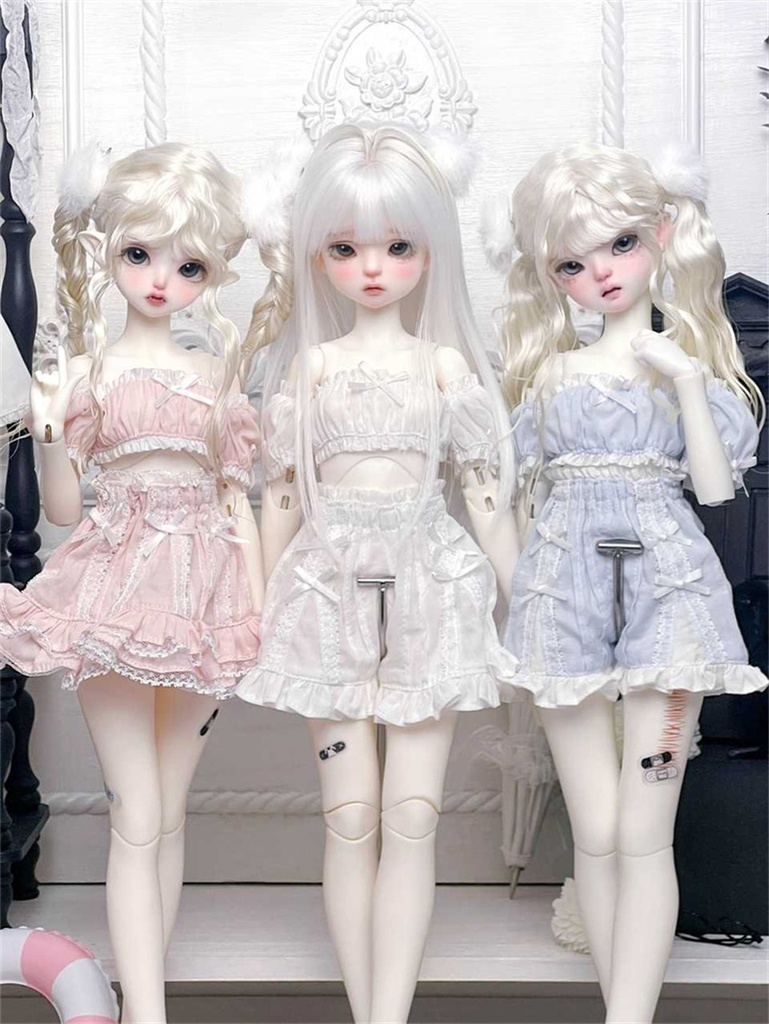 【カカ星球】【1/3, 1/4】ドール服 パステルカラーセットアップ ルームウェア(取寄せ)