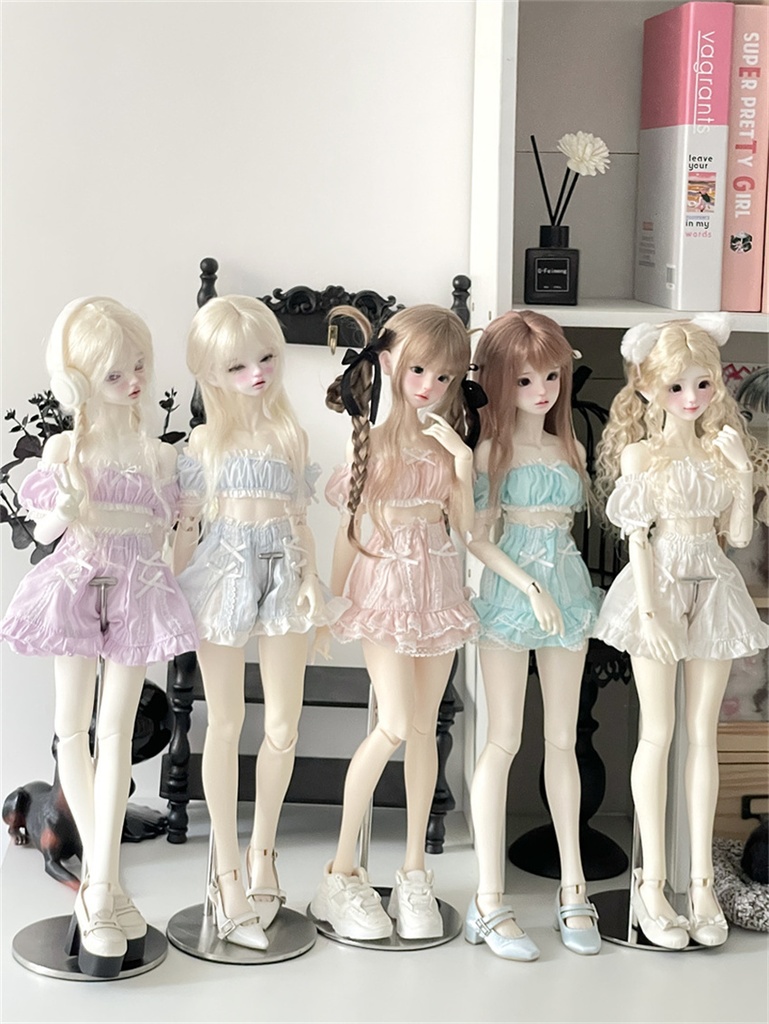 【カカ星球】【1/3, 1/4】ドール服 パステルカラーセットアップ ルームウェア(取寄せ)
