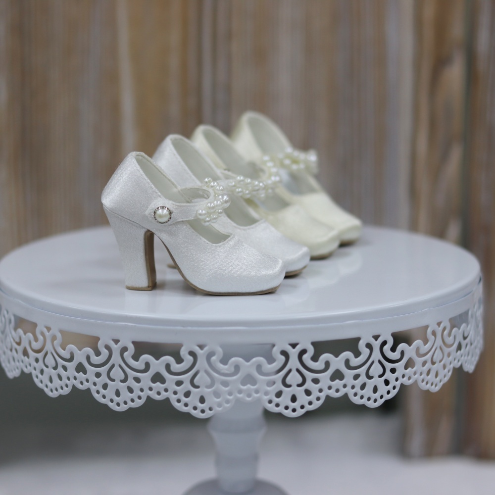 【カカ星球】【1/3】ドール靴 パールベルトハイヒール