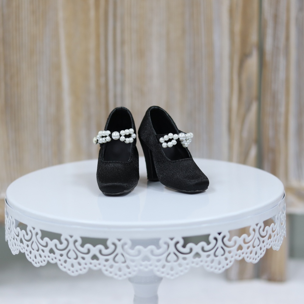 【カカ星球】【1/3】ドール靴 パールベルトハイヒール