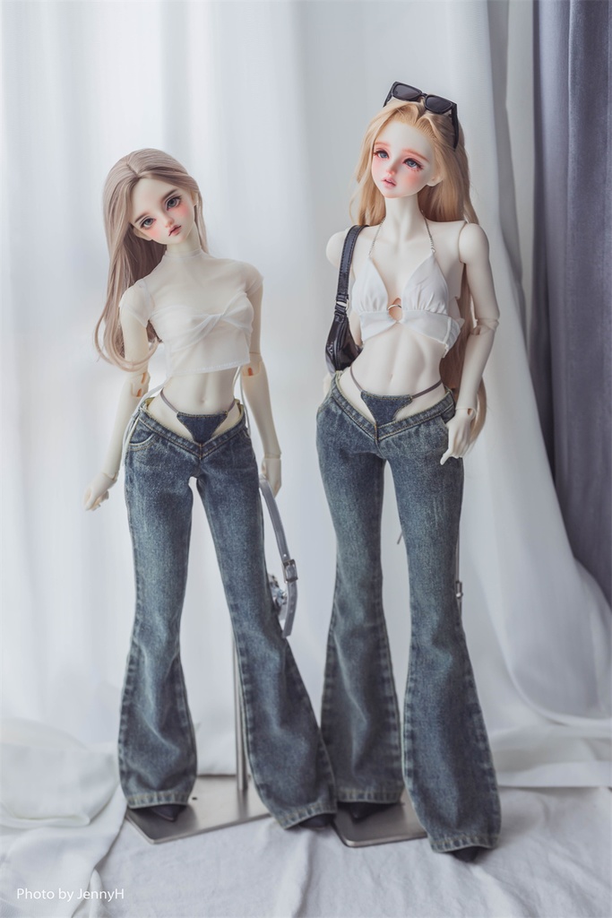 【カカ星球】【1/4,1/3】ドール服 ローライズジーンズ