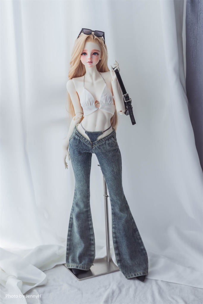 【カカ星球】【1/4,1/3】ドール服 ローライズジーンズ