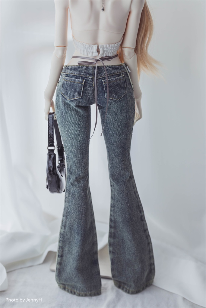 【カカ星球】【1/4,1/3】ドール服 ローライズジーンズ