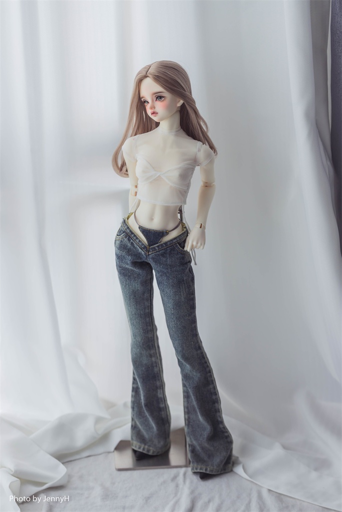 【カカ星球】【1/4,1/3】ドール服 ローライズジーンズ