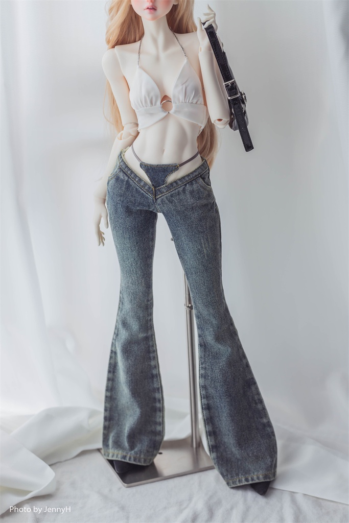 【カカ星球】【1/4,1/3】ドール服 ローライズジーンズ