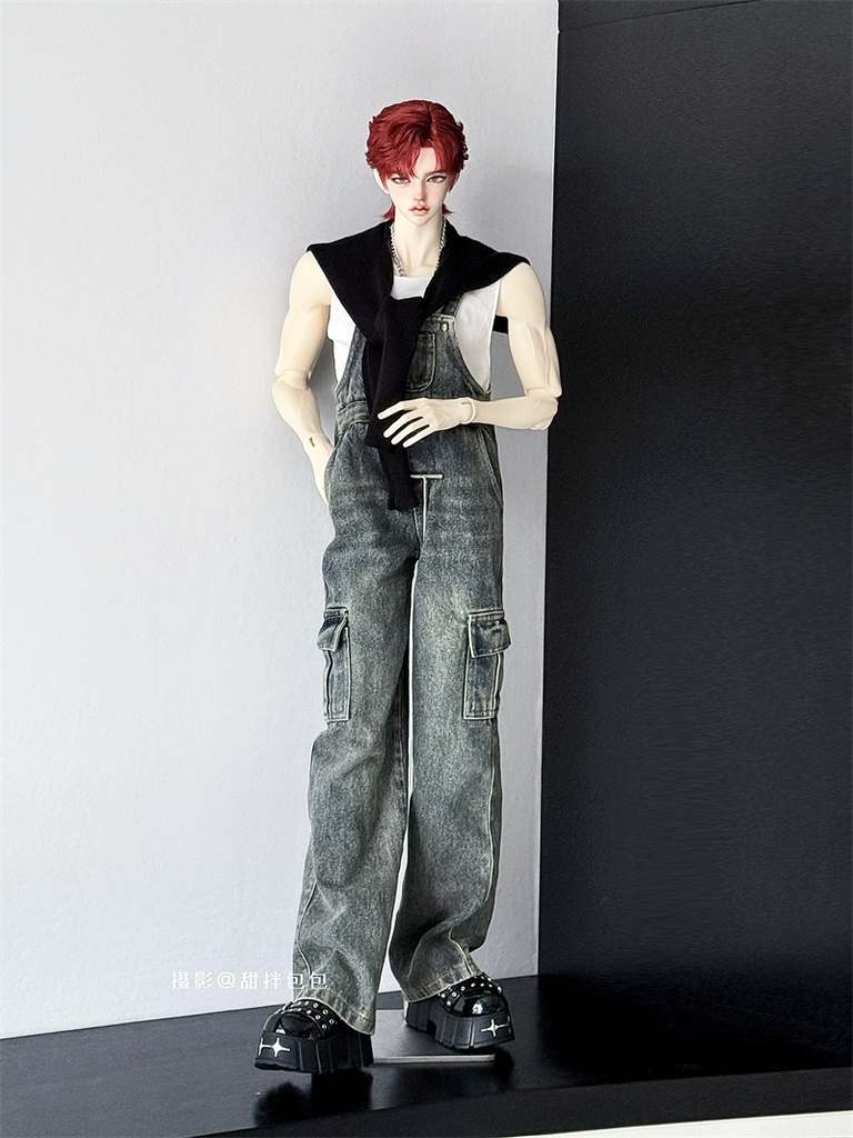 【カカ星球】【ID75】ドール服 デニムオーバーオール