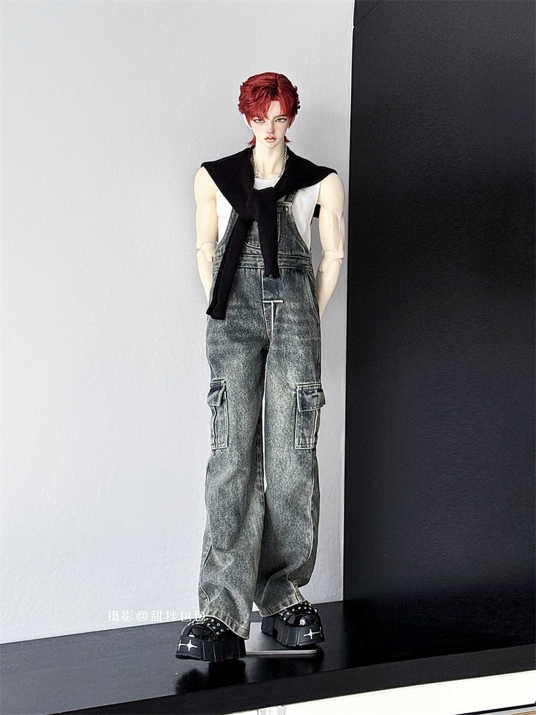 【カカ星球】【ID75】ドール服 デニムオーバーオール