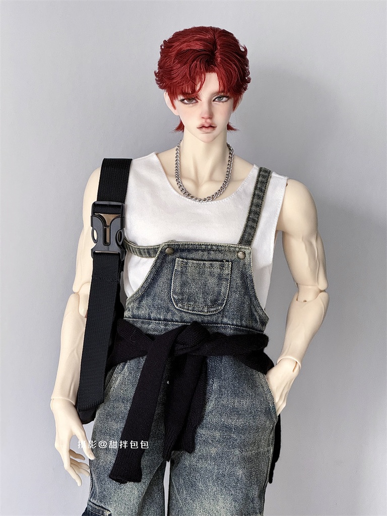 【カカ星球】【ID75】ドール服 デニムオーバーオール