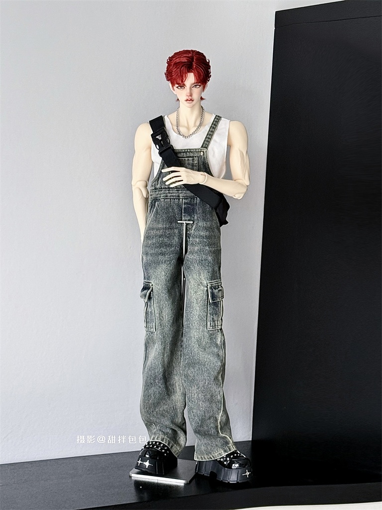 【カカ星球】【ID75】ドール服 デニムオーバーオール