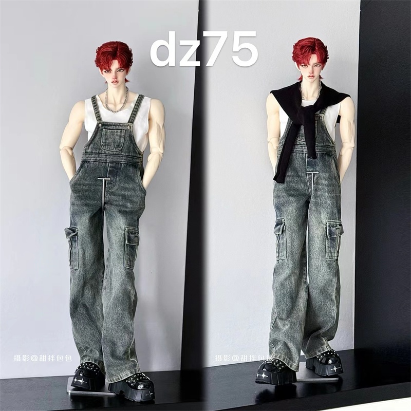 【カカ星球】【ID75】ドール服 デニムオーバーオール