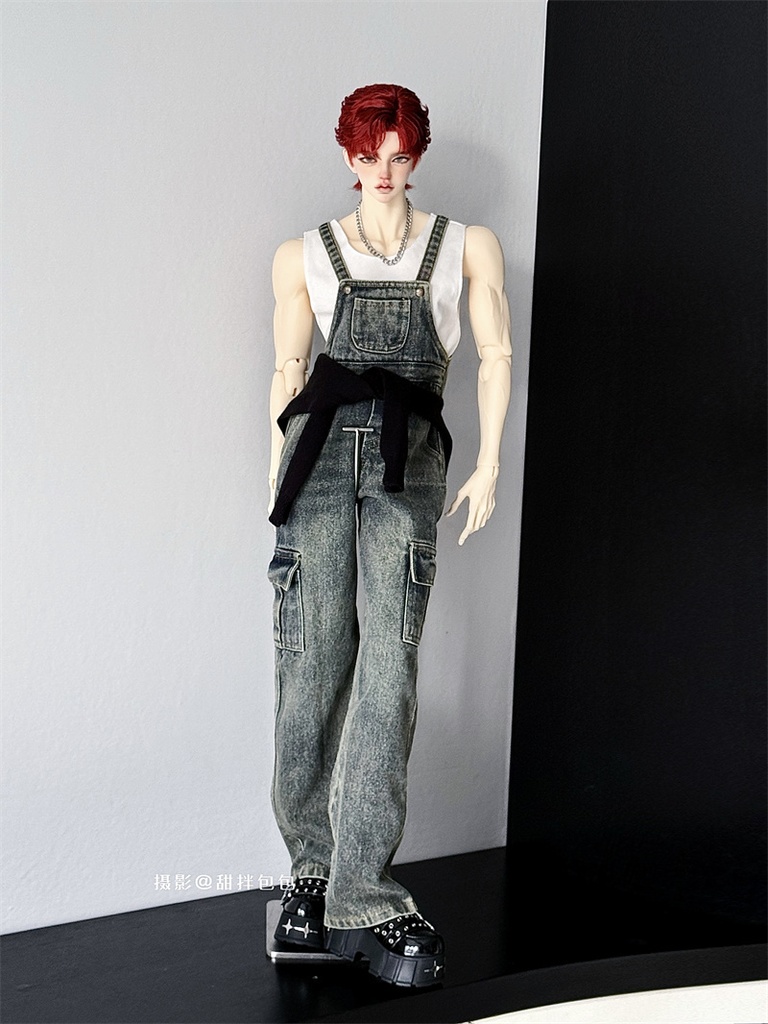 【カカ星球】【ID75】ドール服 デニムオーバーオール