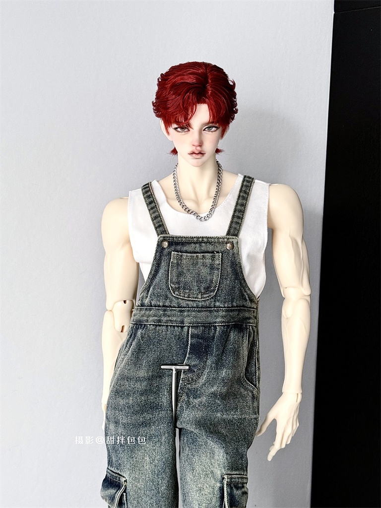 【カカ星球】【ID75】ドール服 デニムオーバーオール