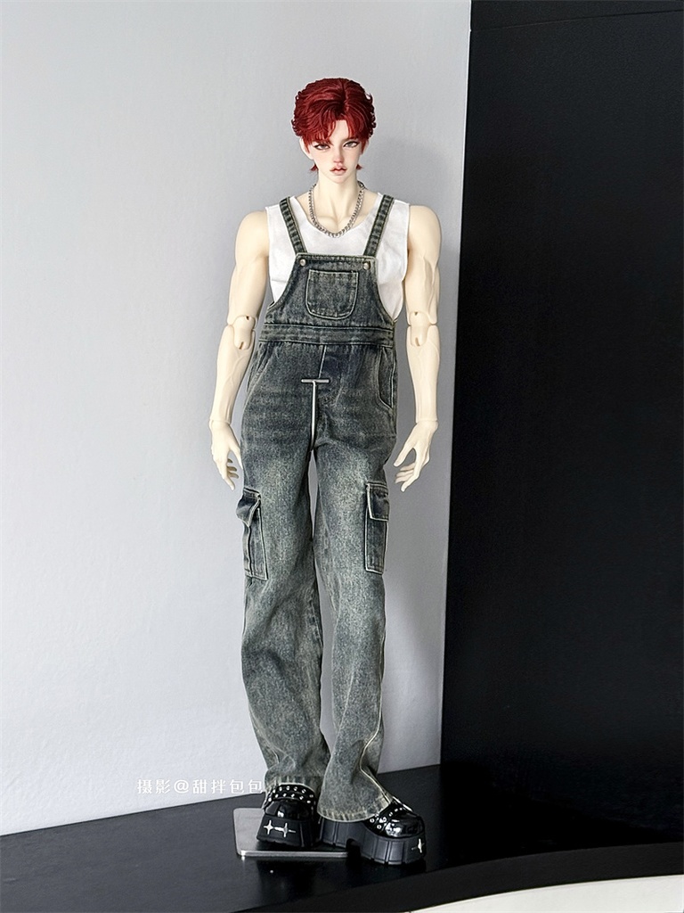 【カカ星球】【ID75】ドール服 デニムオーバーオール