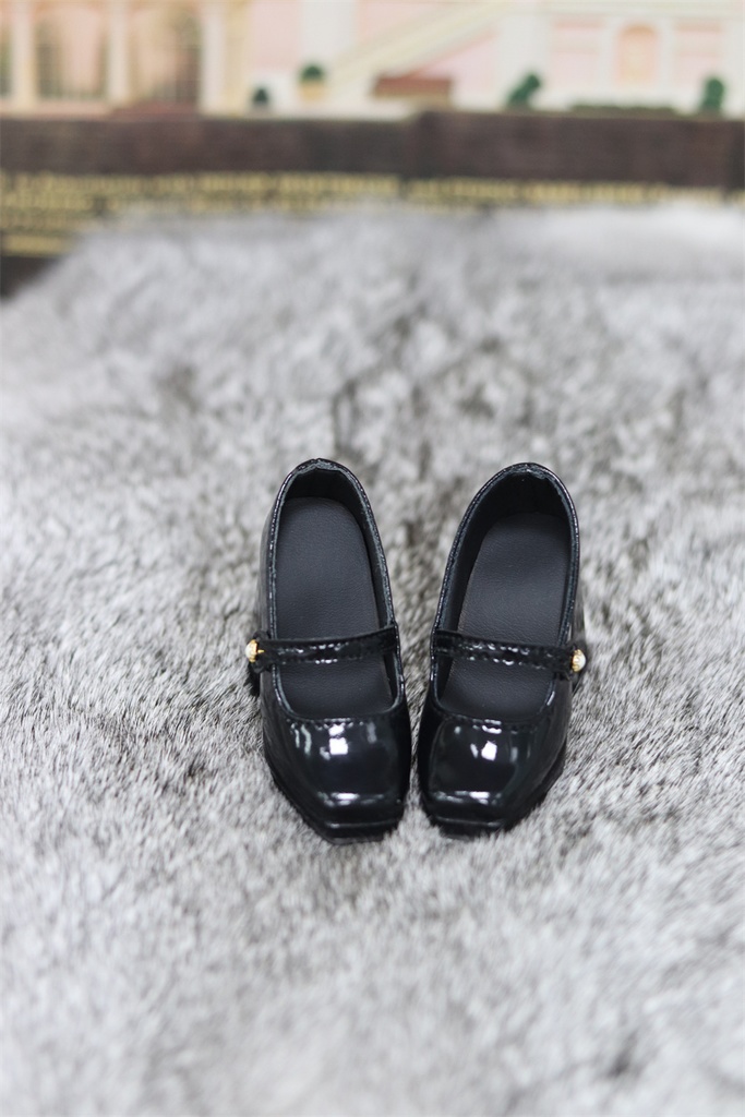 【カカ星球】【1/3】ドール靴 チャンキーハイヒール パンプス