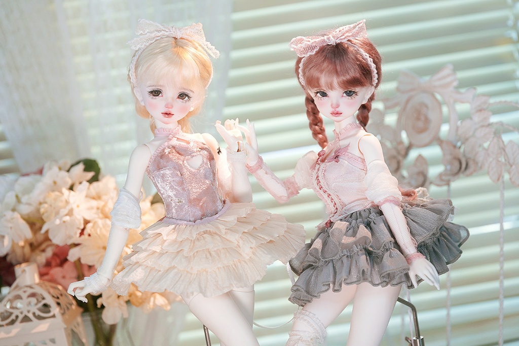 【1/4】ドール服 ドリーミィバレリーナ