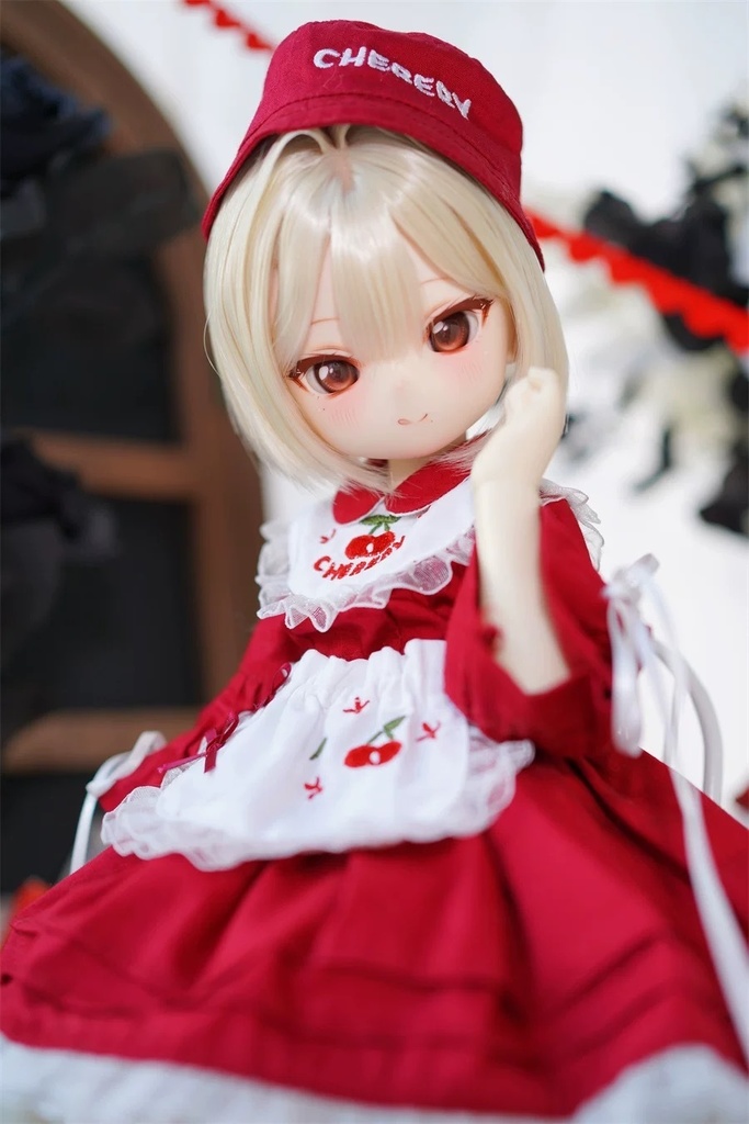 【カカ星球】【1/4】ドール服 さくらんぼシスターズ