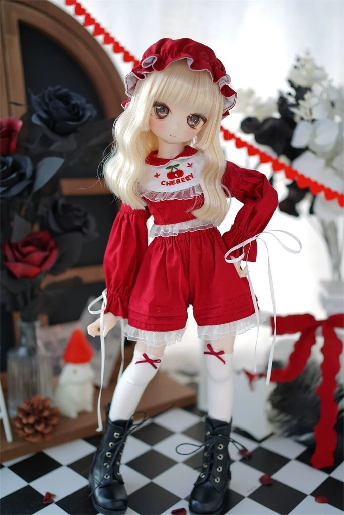 【カカ星球】【1/4】ドール服 さくらんぼシスターズ