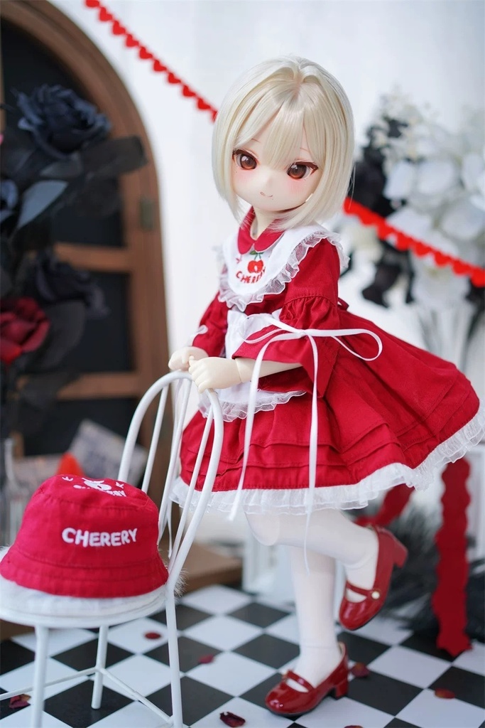 【カカ星球】【1/4】ドール服 さくらんぼシスターズ