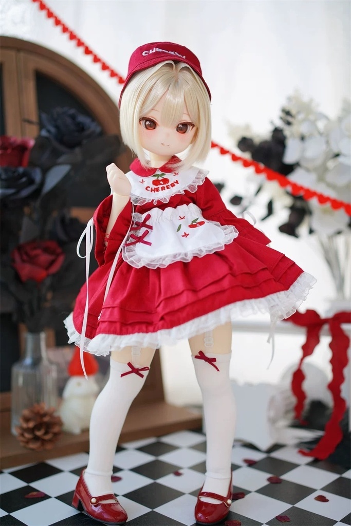 【カカ星球】【1/4】ドール服 さくらんぼシスターズ