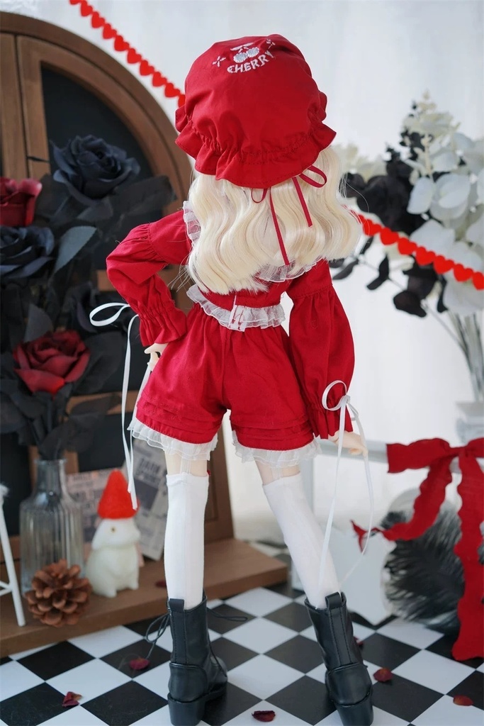 【カカ星球】【1/4】ドール服 さくらんぼシスターズ