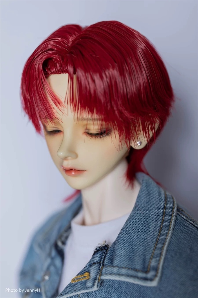 【カカ星球】【7-8, 8-8.5, 8.5-9inch】ドールウィッグ 立ち上げ ストレートスタイル(取寄せ)