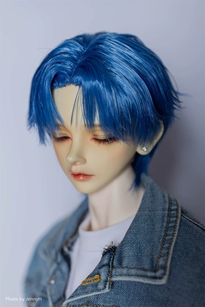 【カカ星球】【7-8, 8-8.5, 8.5-9inch】ドールウィッグ 立ち上げ ストレートスタイル(取寄せ)